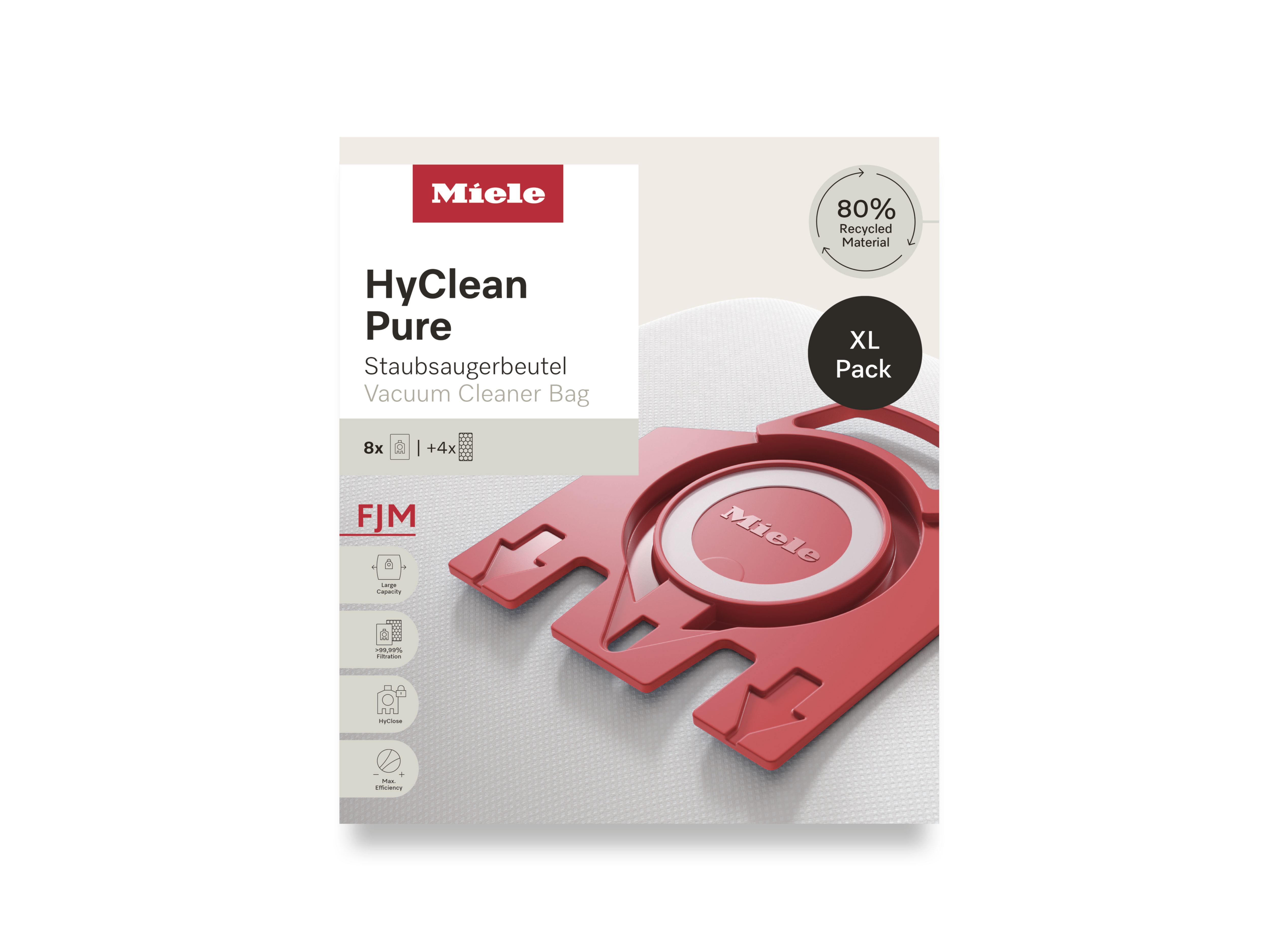 Комплект мешков-пылесборников HyClean Pure FJN XL Miele купить в Улан-Удэ | Всегда в наличии! | Артикул 12498160 | Официальный сайт