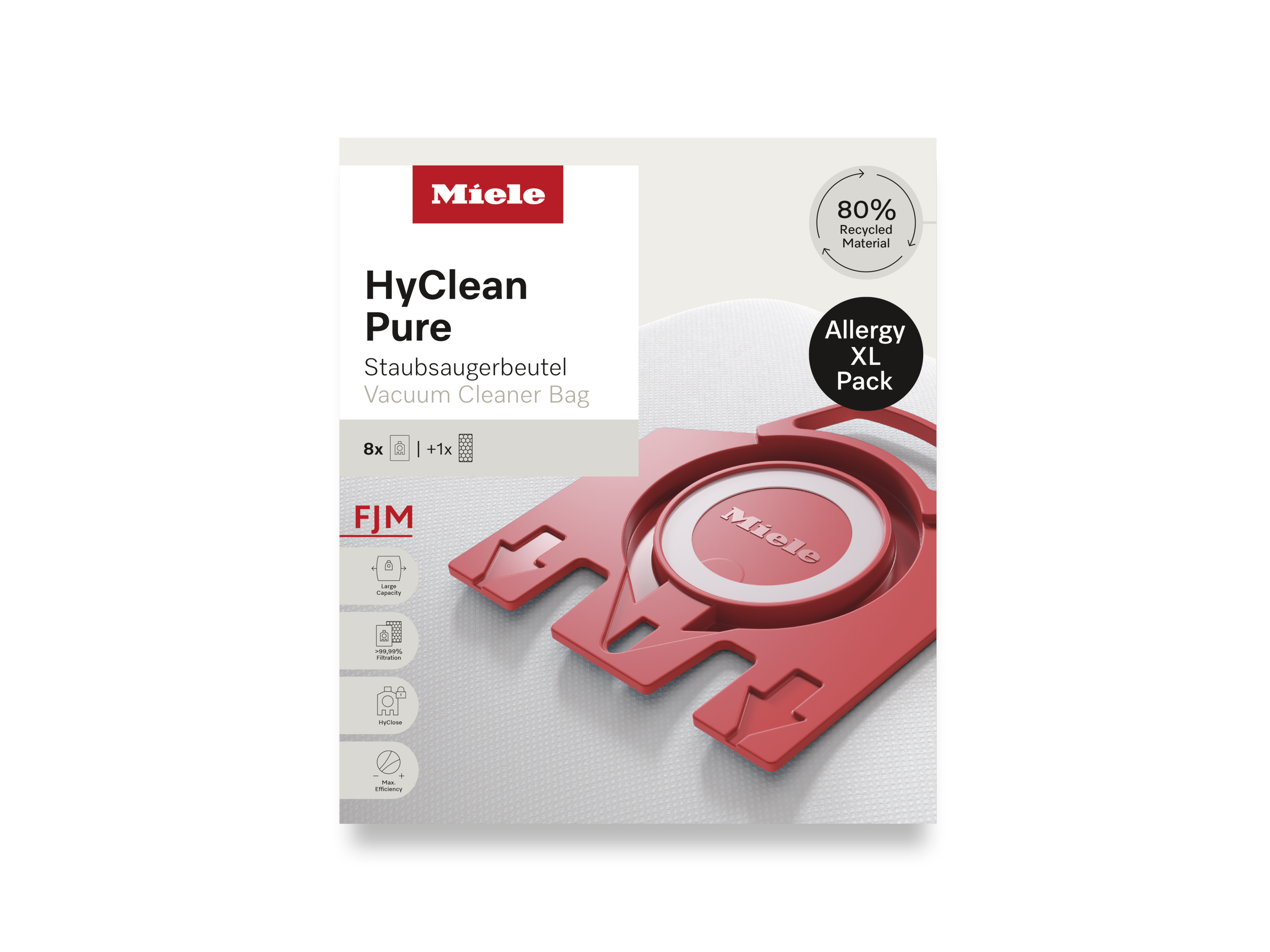 Комплект мешков-пылесборников HyClean Pure FJN Allergy XL Miele купить в Улан-Удэ | Всегда в наличии! | Артикул 12498190 | Официальный сайт