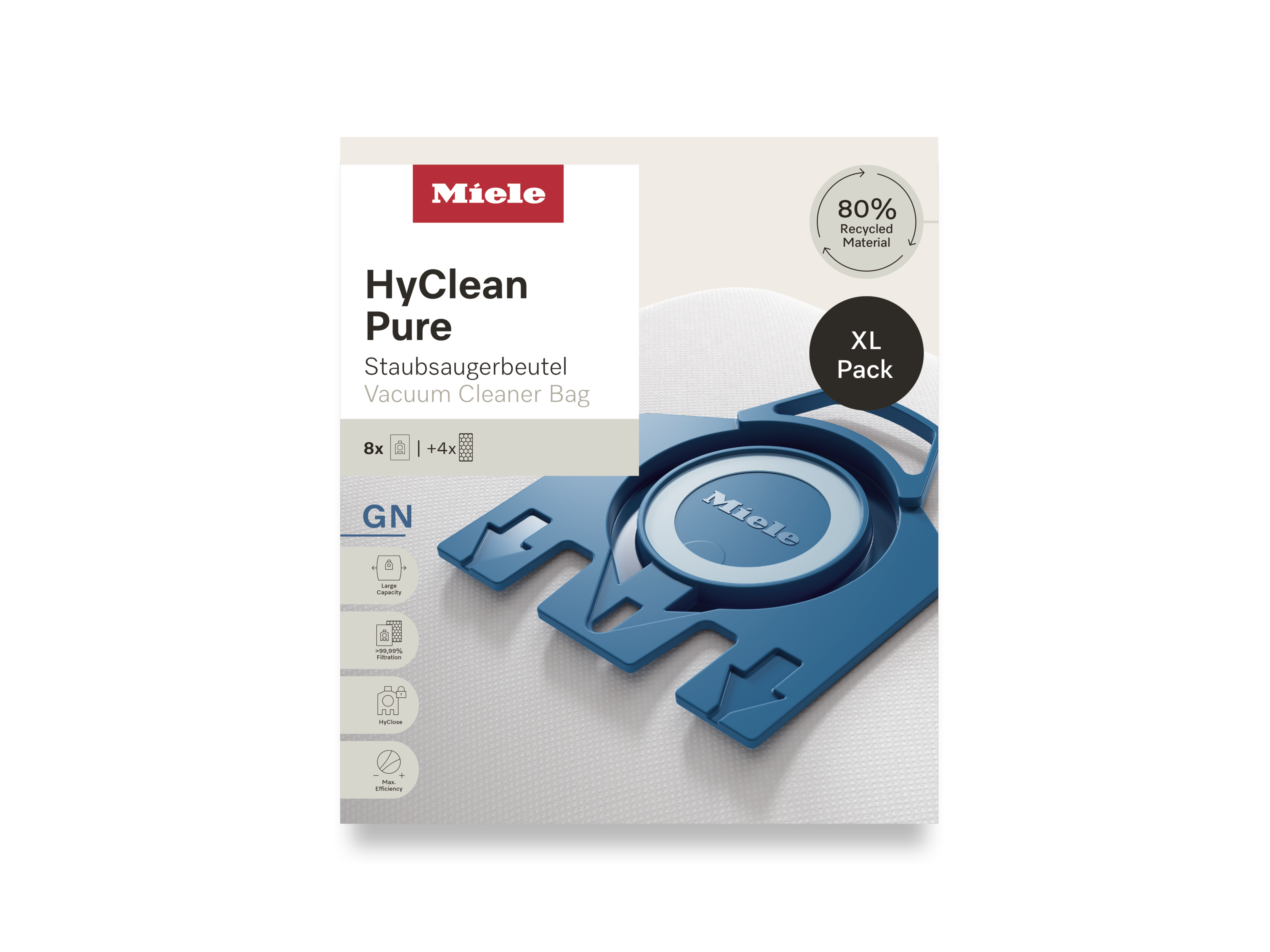 Комплект мешков-пылесборников HyClean Pure GN XL Miele купить в Улан-Удэ | Всегда в наличии! | Артикул 12497870 | Официальный сайт