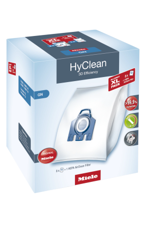 Комплект мешков пылесборников Allergy XL Pack 2 HyClean GN + фильтр HA 50 Miele купить в Улан-Удэ | Всегда в наличии! | Артикул 10632880 | Официальный сайт